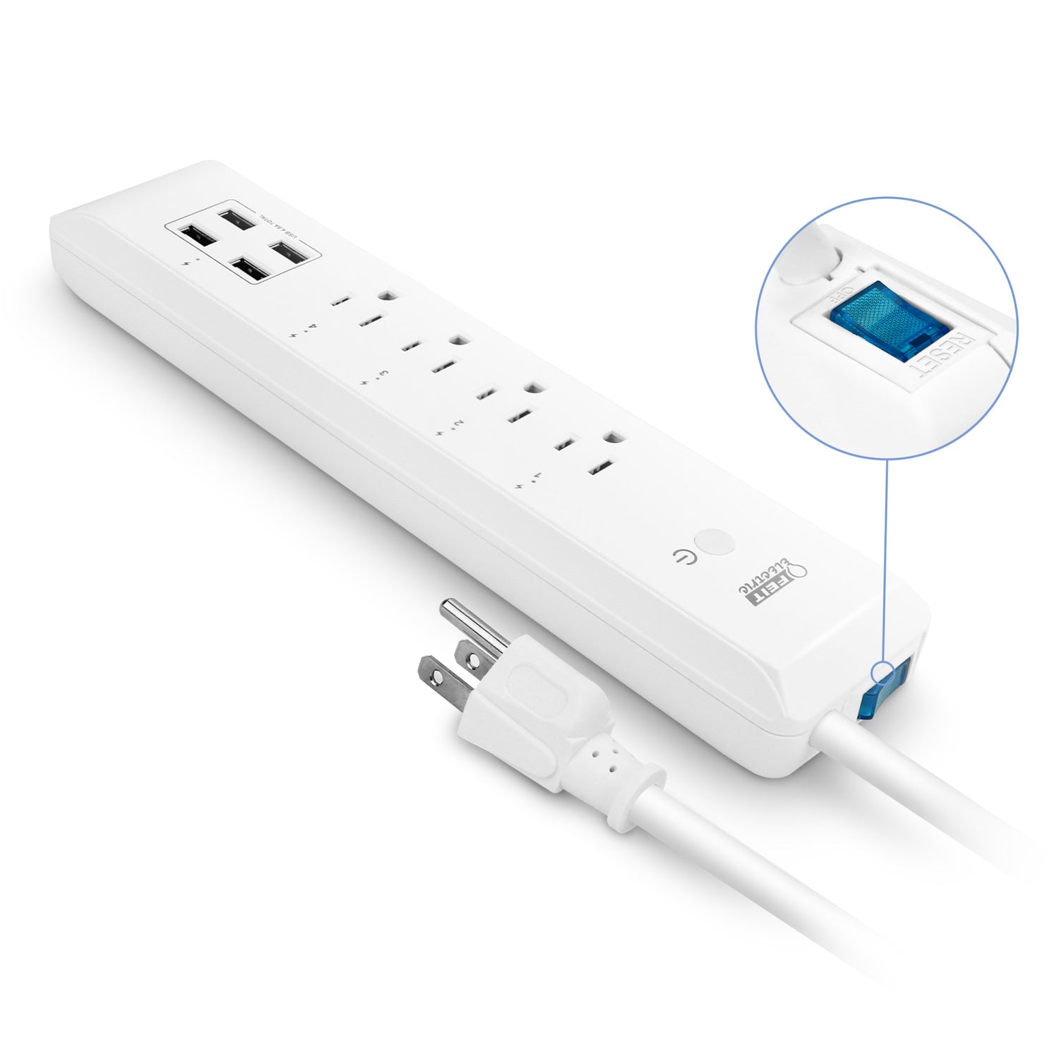 Smart Wi-Fi 4-Outlet Powerstrip