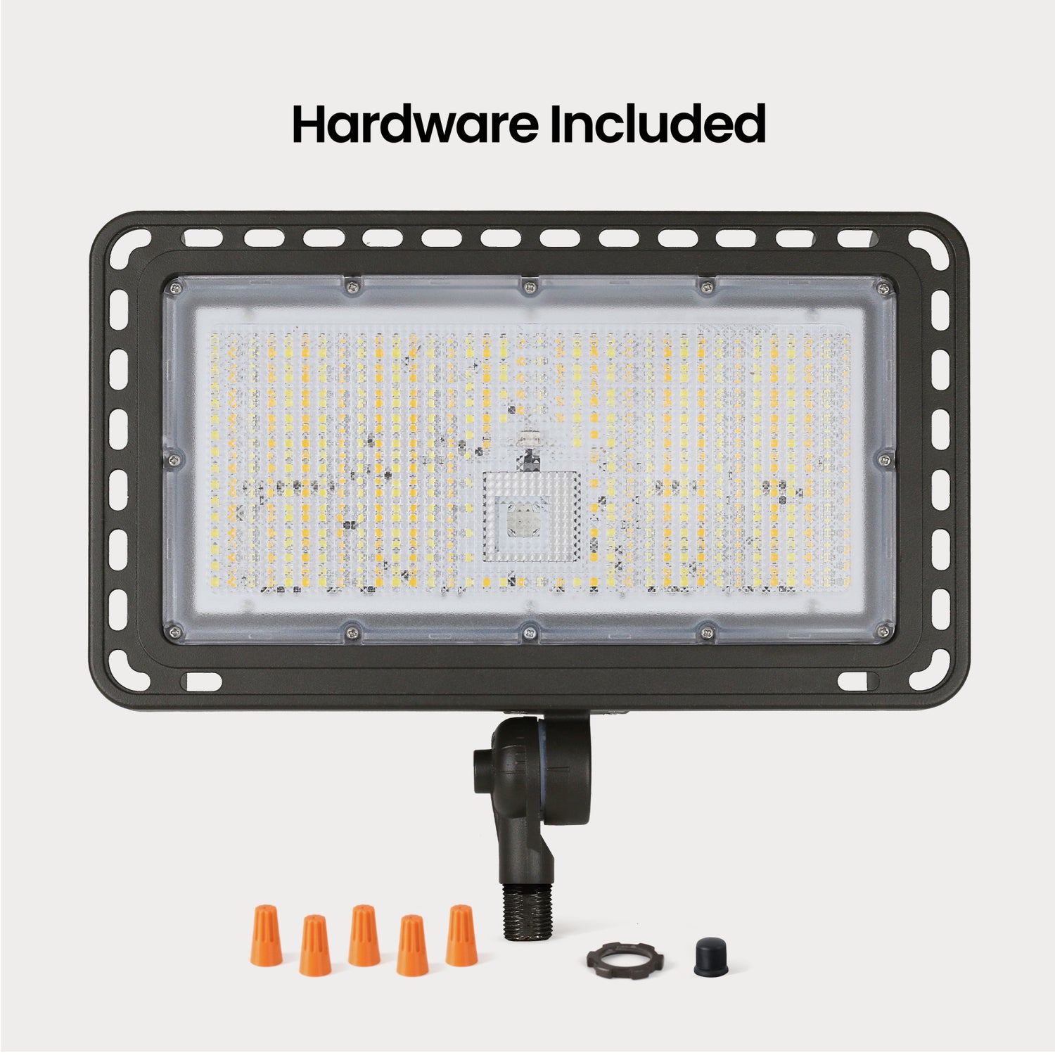 15000/10000/5000 Lumens Adjustable White Commercial Flood Light, Bronze