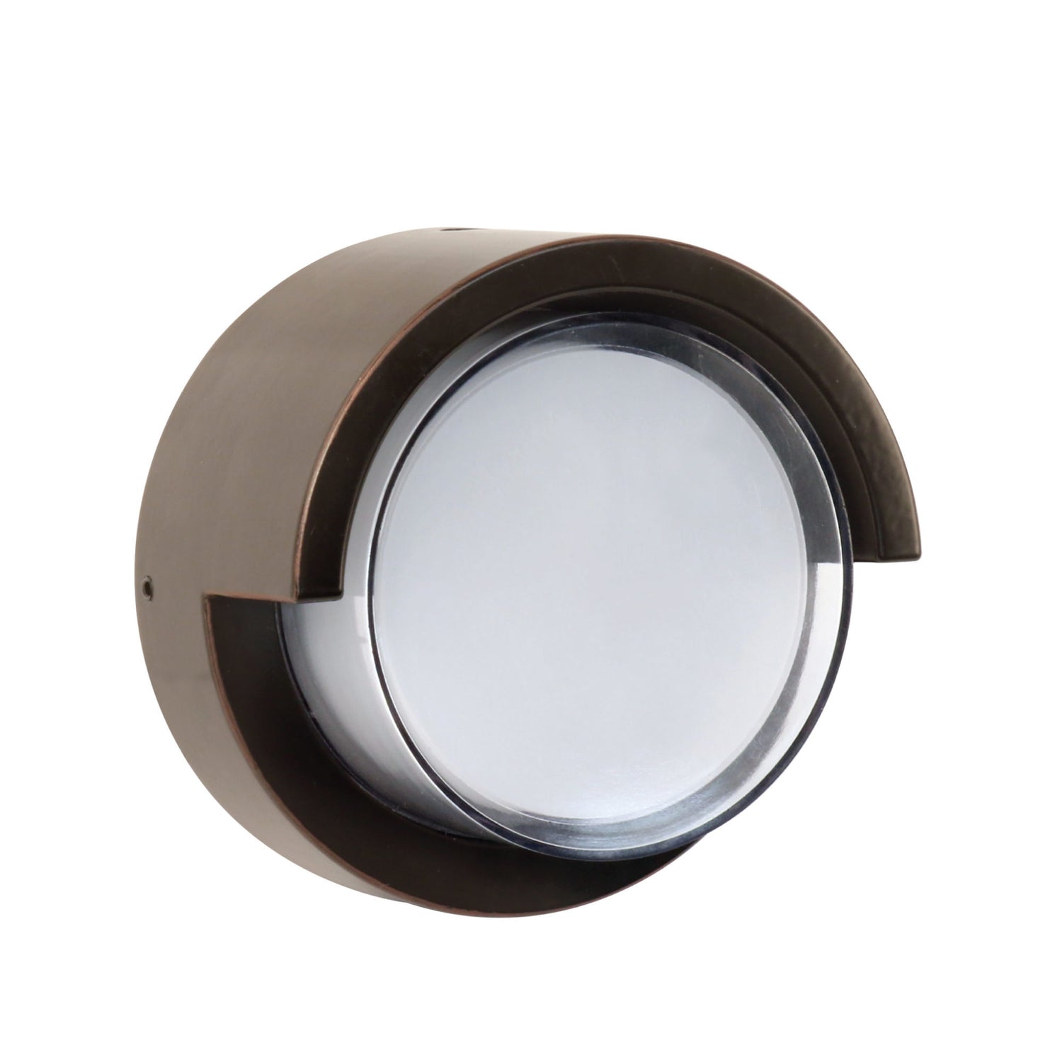 5.1 in. 8W Daylight (5000K) Bronze Dusk to Dawn Wall Light