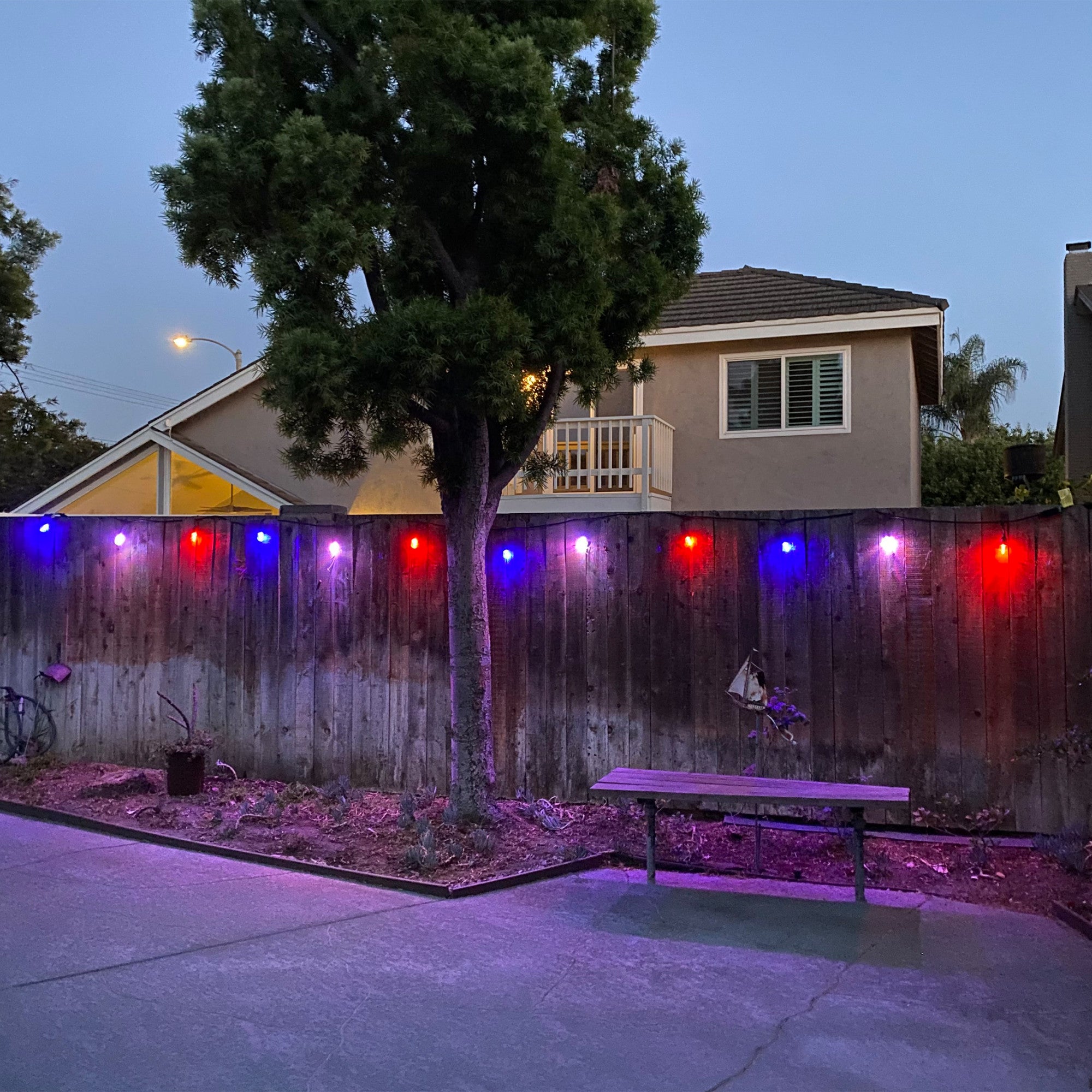 Outdoor string deals lights 24 ft