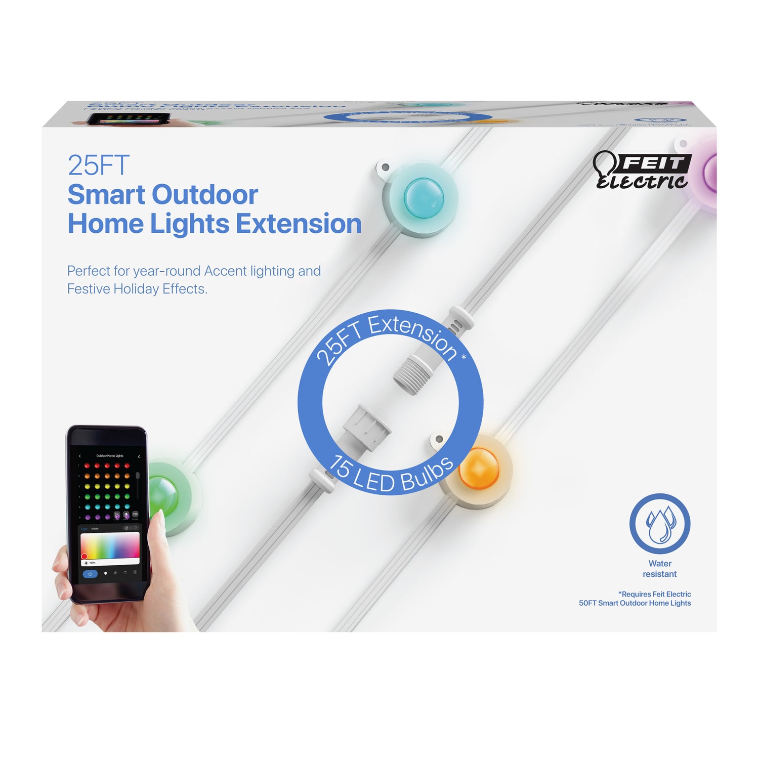 25 ft. Extension for Smart Permanent Outdoor Lights