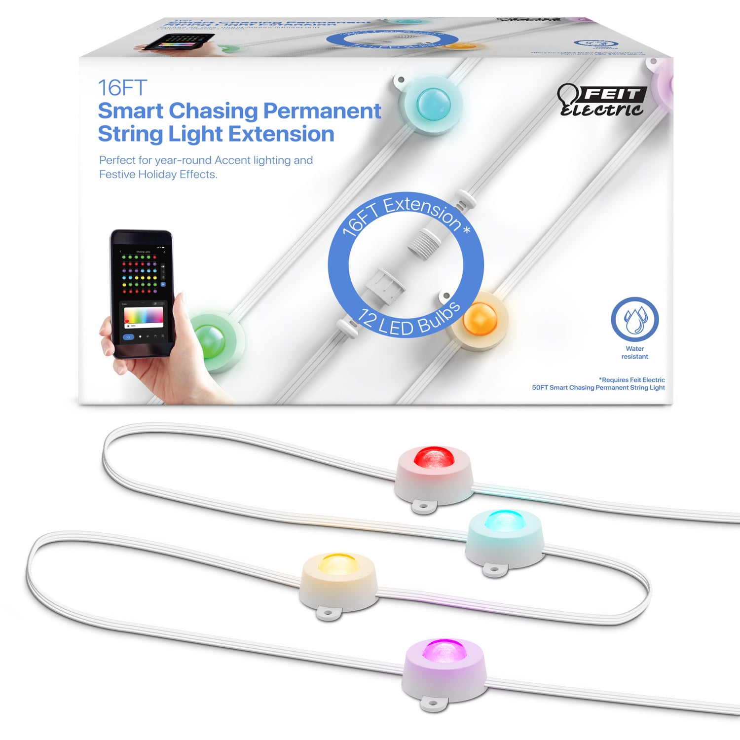 16 ft. Extension for Smart Chasing Permanent Outdoor Lights