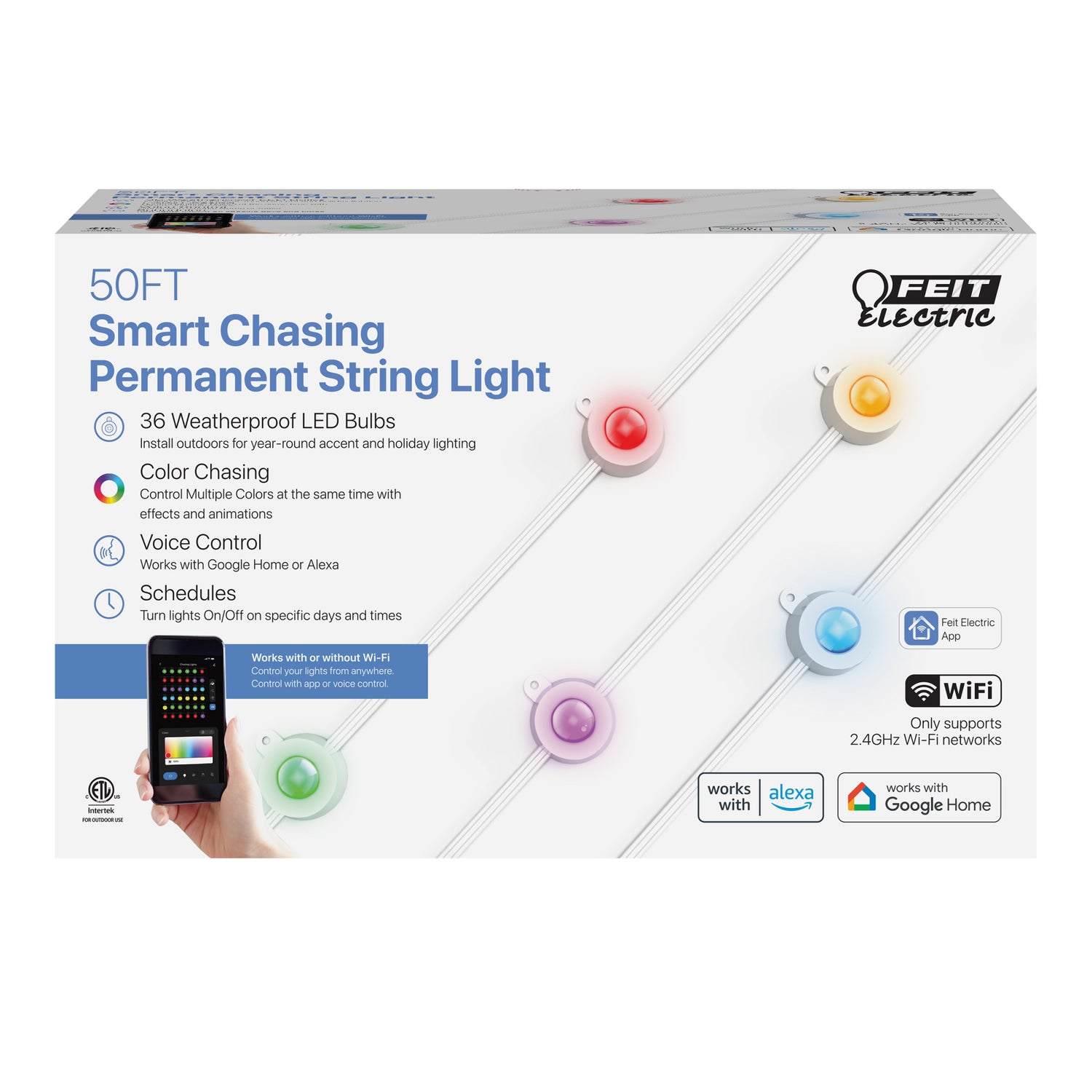 50 ft. Smart Chasing Permanent Lights