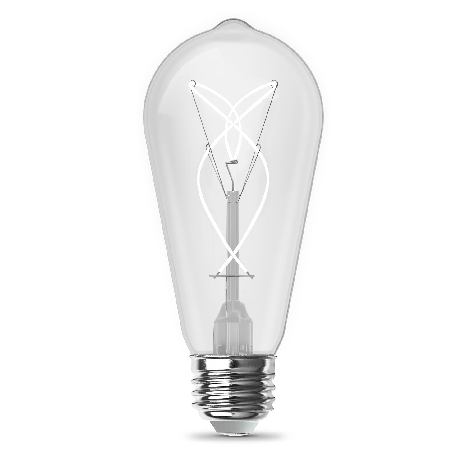 8.2W (60W Equivalent) Daylight (5000K) ST19 Shape (E26 Base) LED Designer White Filament Bulb