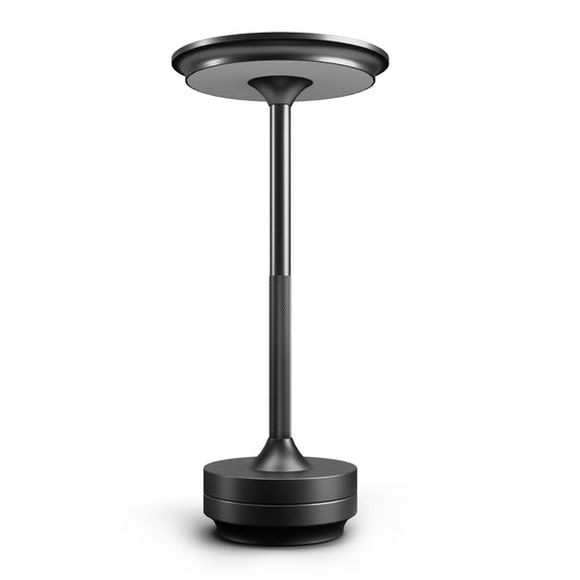 Rechargeable Cordless Tabletop Lamp in Matte Black