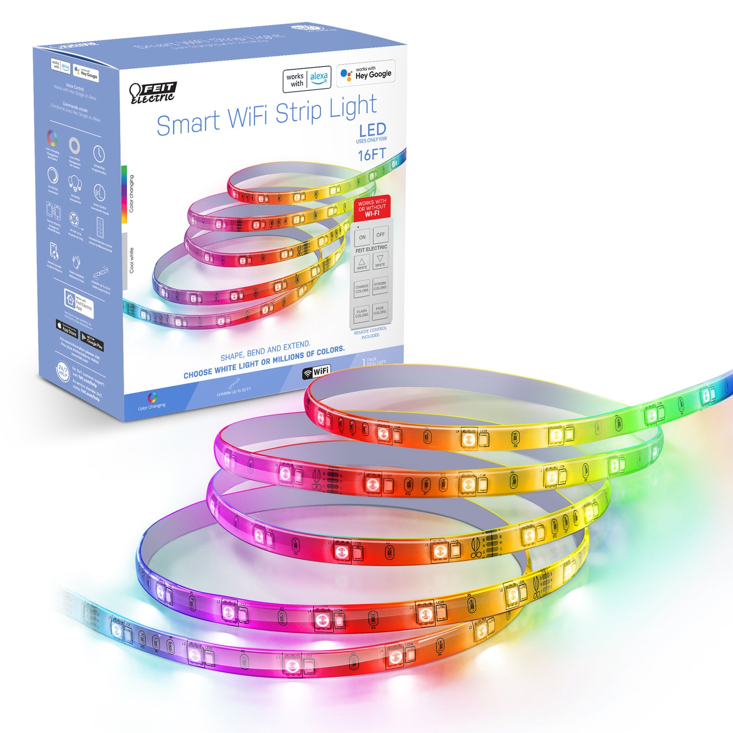 16 ft. RGBW LED Smart Strip Light