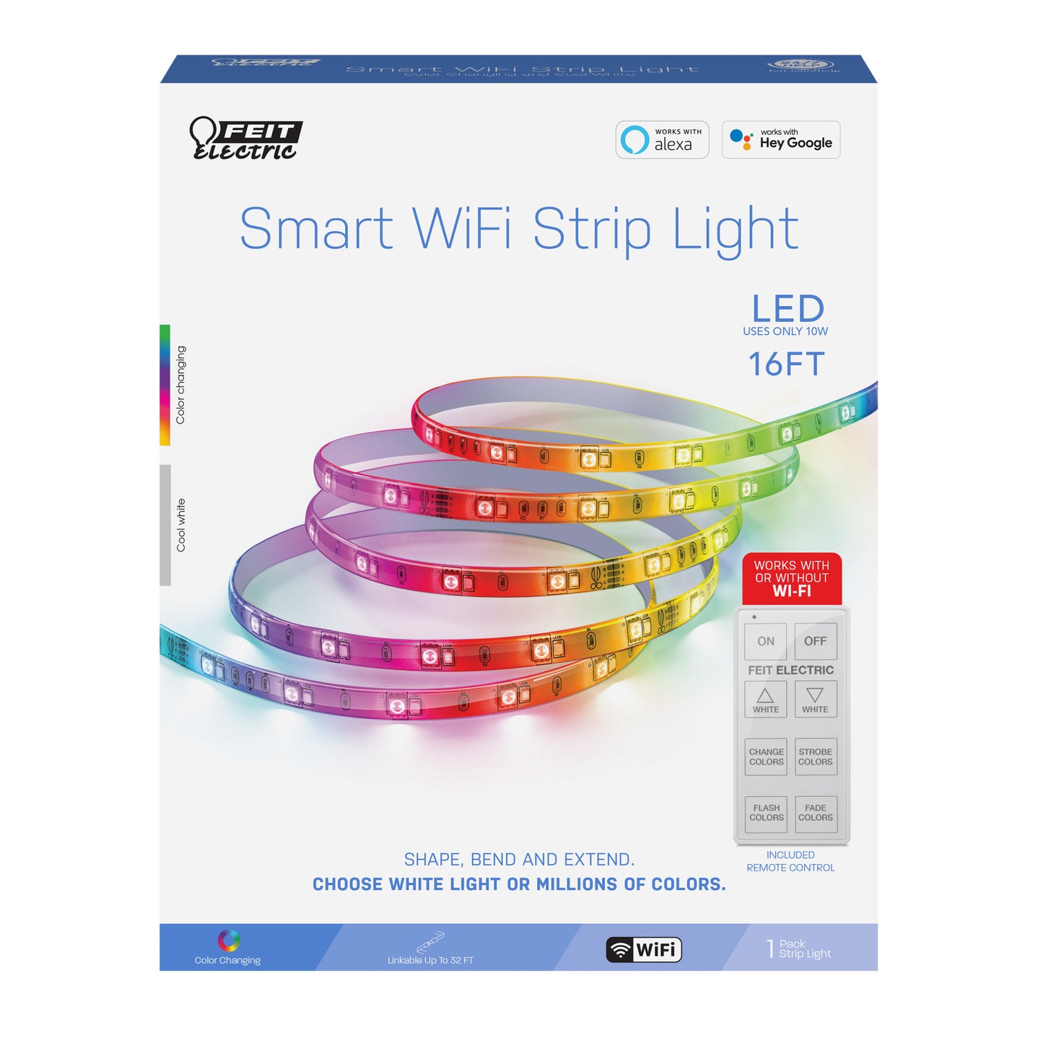 16 ft. RGBW LED Smart Strip Light