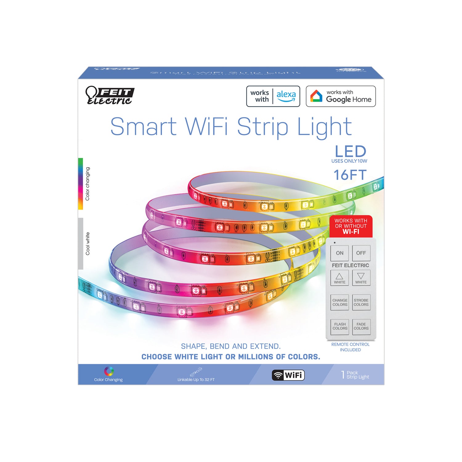 16 ft. Color Changing LED Smart Strip Light