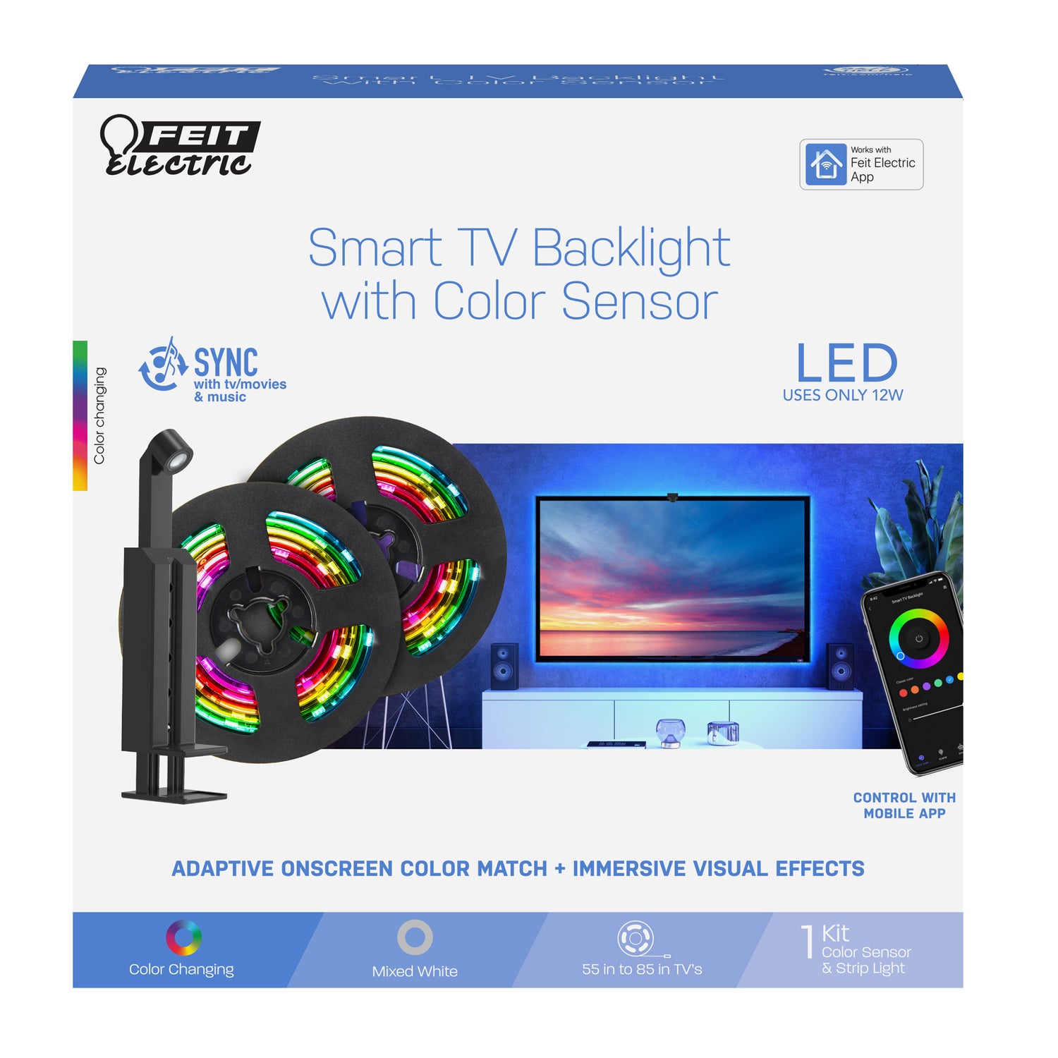 Smart TV Backlight with Color Sensor