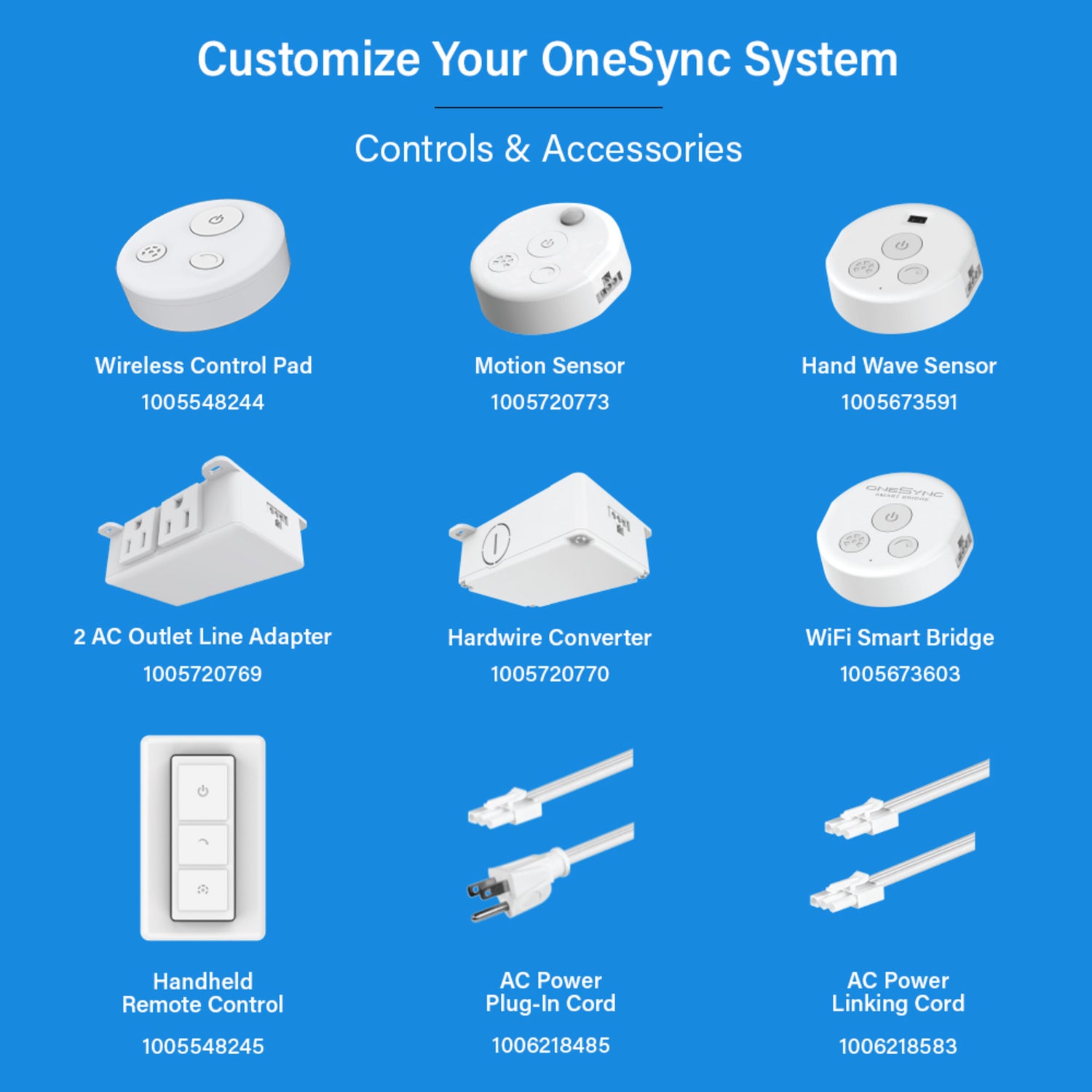 Feit Electric White Onesync Under Cabinet Wireless Remote Control