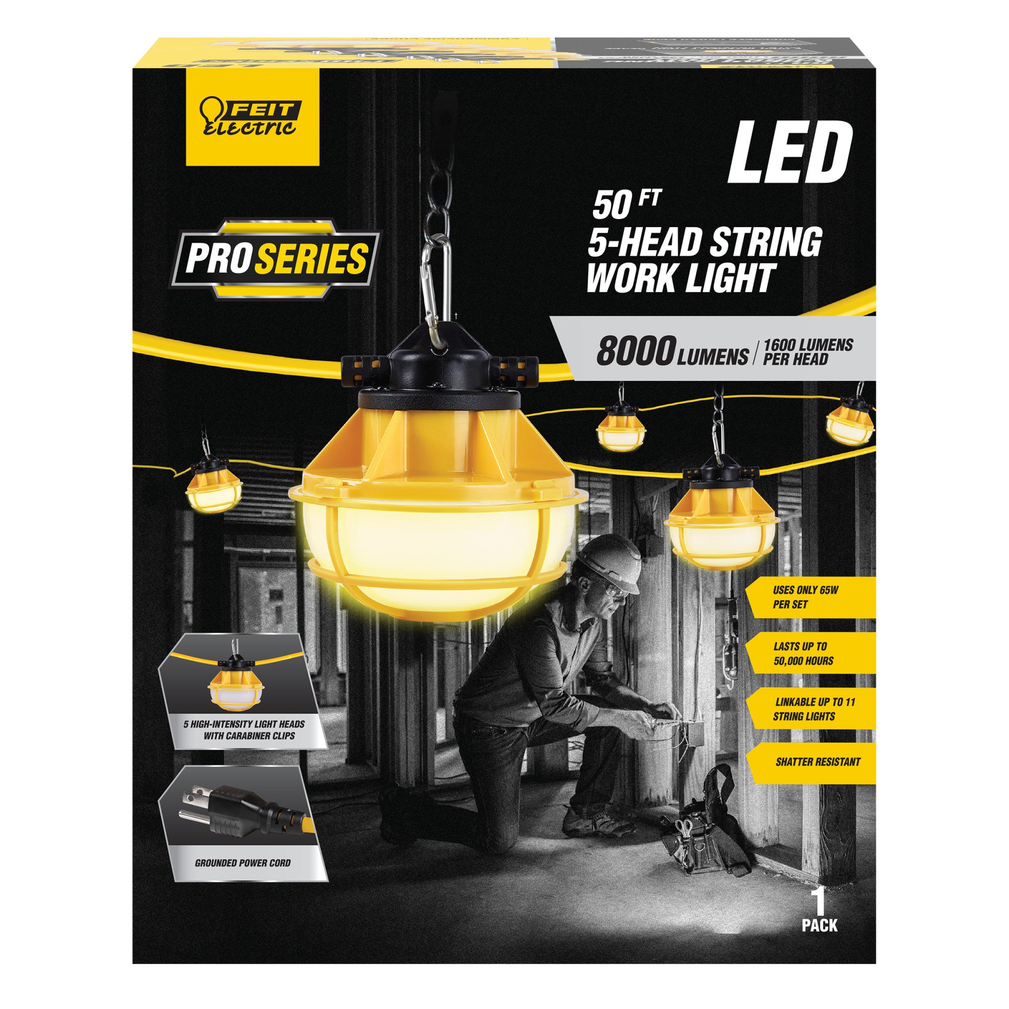 5000k led shop light shop 8000 lumens