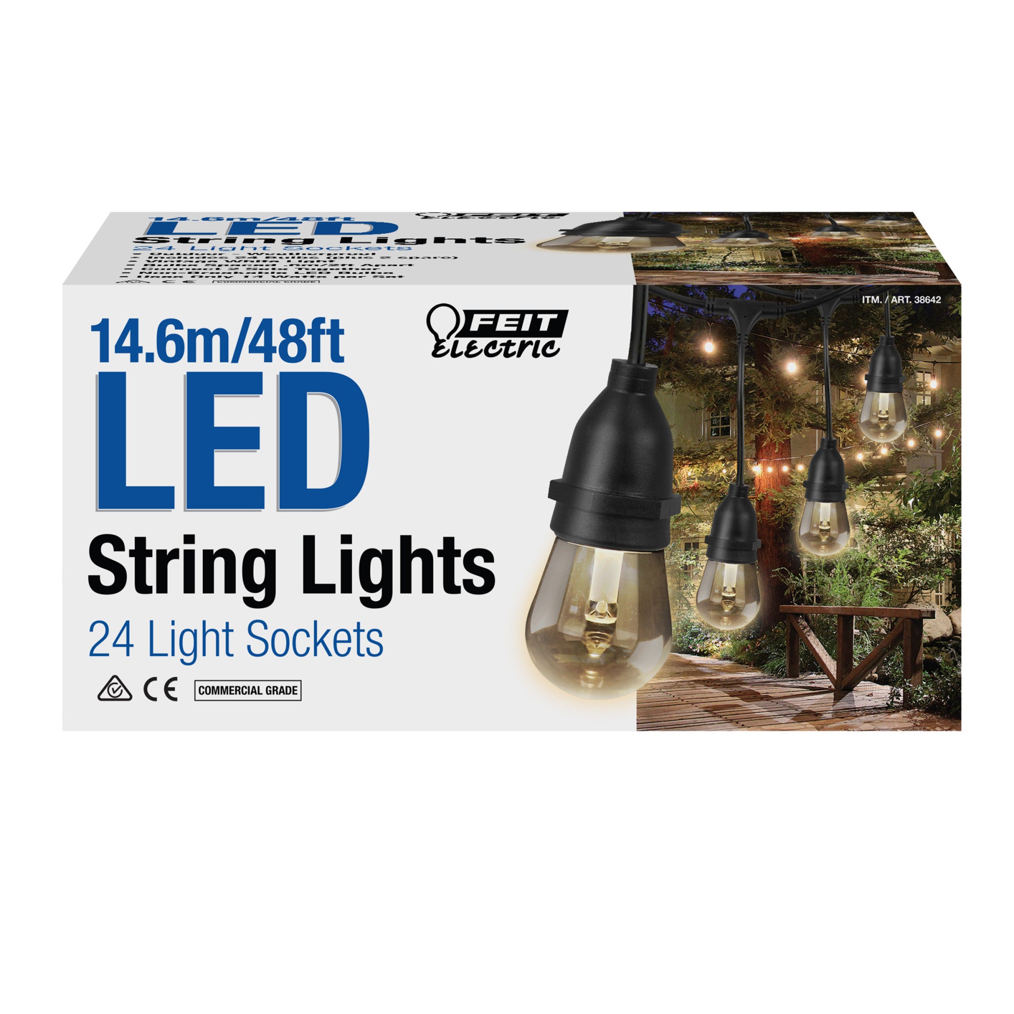 Feit electric led string store lights costco